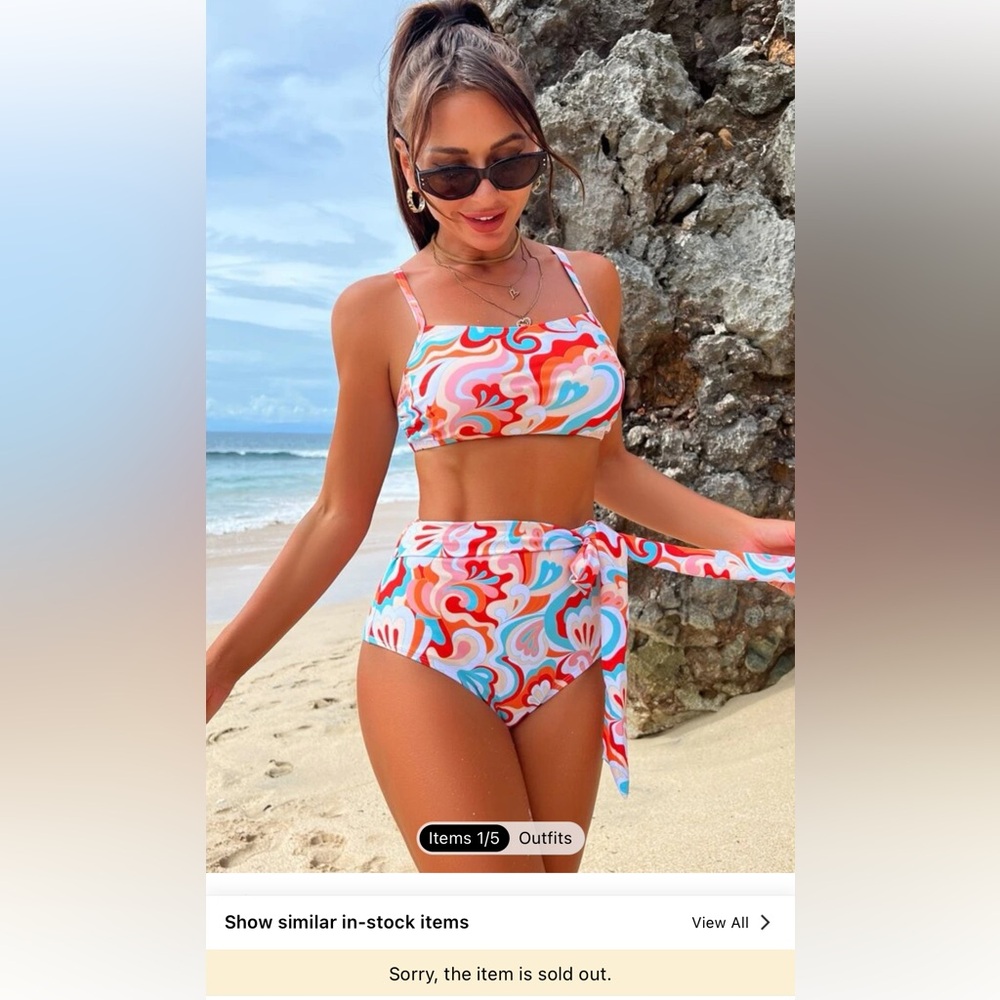 SHEIN swimsuit (now sold out)